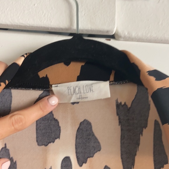 Cheetah wrap dress - Picture 3 of 7